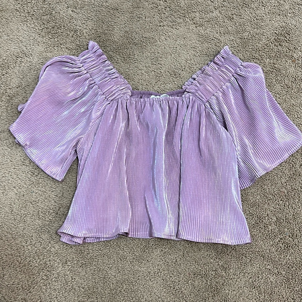 Girls Queen of Sparkles purple top!